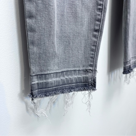 Pistola Distressed Skinny Jeans Grey Gray Raw Hem Size 32 - Picture 5 of 10